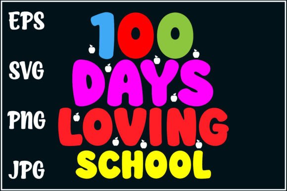 100 Days Loving, School Shirt: A Charming Embroidery Design