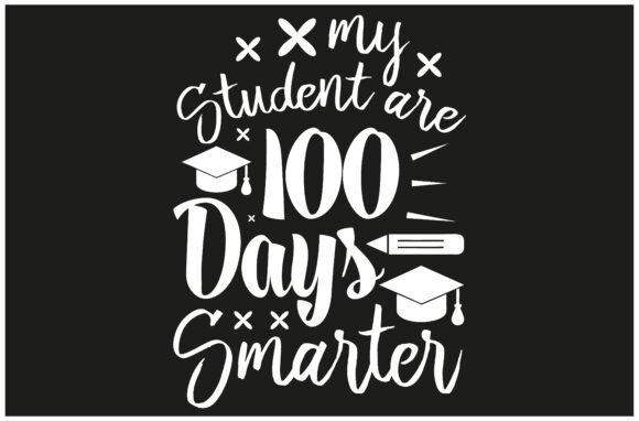 100 Days Smarter Teacher Tee: A Versatile Embroidery Design