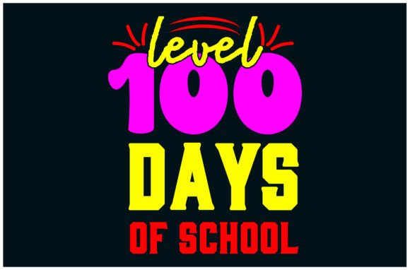 Celebrate School Milestones with Level 100 Days Tee