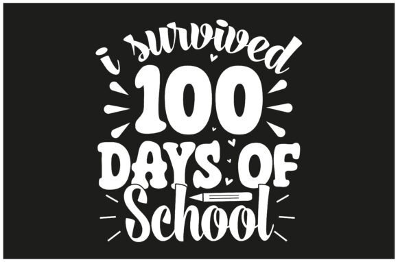 Celebrating 100 Days: A Closer Look at I Survived School, 100 Days Tee