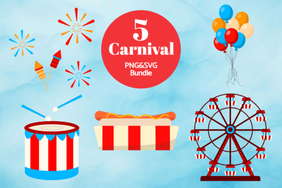 Explore the Magic of Fairground Carnival Fun Clipart