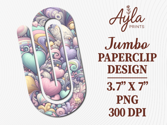 Heart Pastel Spring Jumbo Paperclip Review