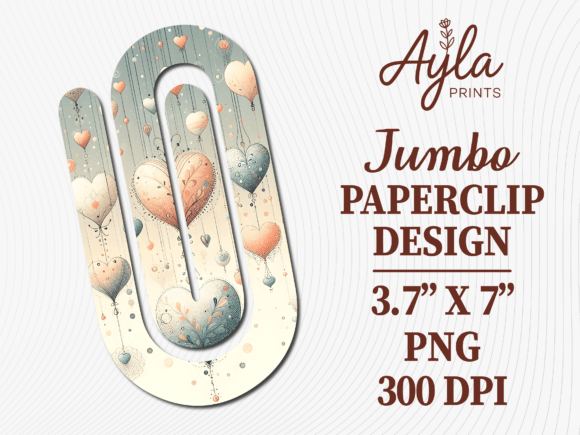 Pastel Heart Jumbo Paperclip Embroidery Review