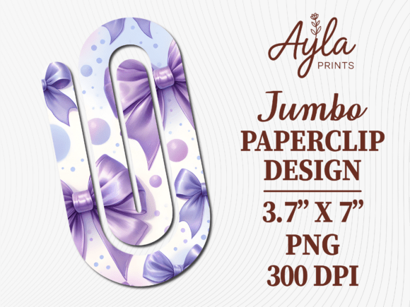Review: Purple Ribbons Bubbles Jumbo Paperclip