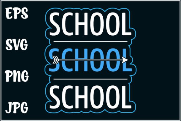 School Life, Student Tee: A Versatile Embroidery Design