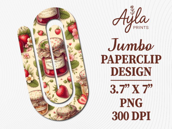 Strawberry Jar Dessert Jumbo Paperclip Review