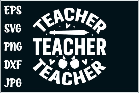 Teacher Life, Educator Tee: A Versatile Design for Embroidery