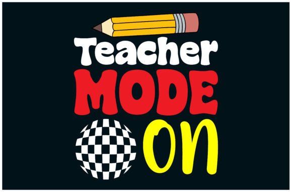 Teacher Mode on Tee: A Versatile Embroidery Design