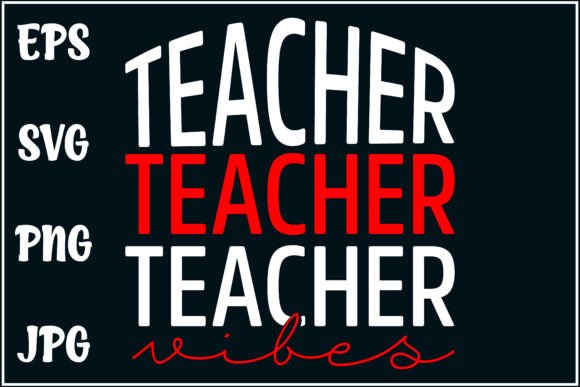 Teacher Vibes, Classroom Shirt: A Stylish Embroidery Choice